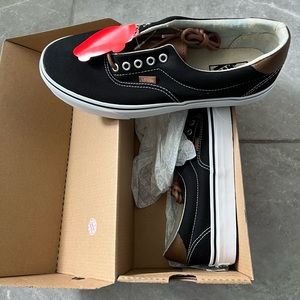 Vans black/acid denim shoes 10 NEW